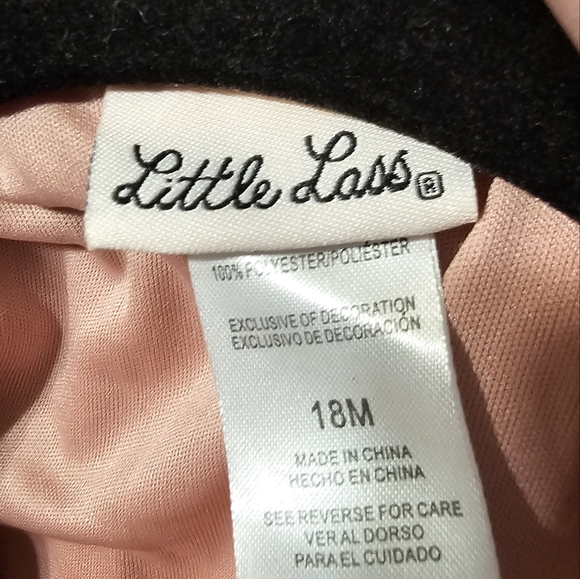 Little Lass Mauve Faux Fur Vest with Hood Size (18 Months) - Picture 3 of 3